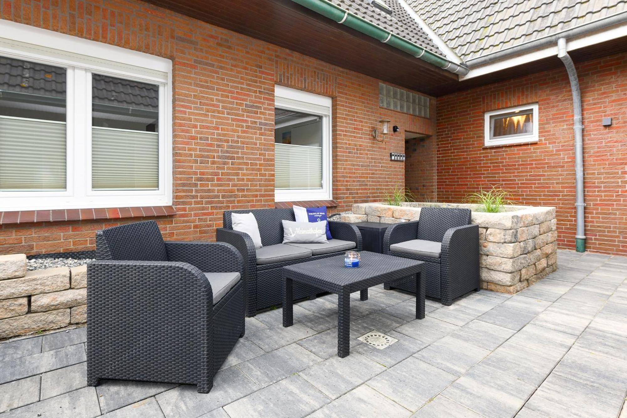 Ferienwohnungen Haus Boje "Wattwurm" Neuharlingersiel Buitenkant foto